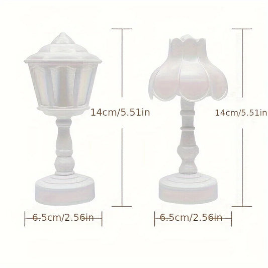 Pagoda Bud LED Lamp – Floral Night Light, Battery Powered Table Decor