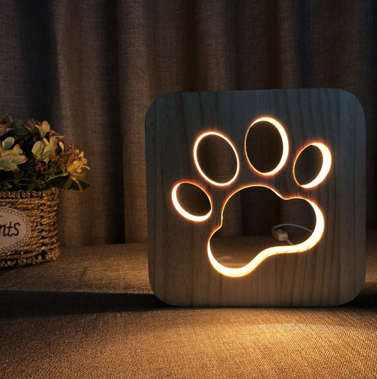 USB Night Light Wooden