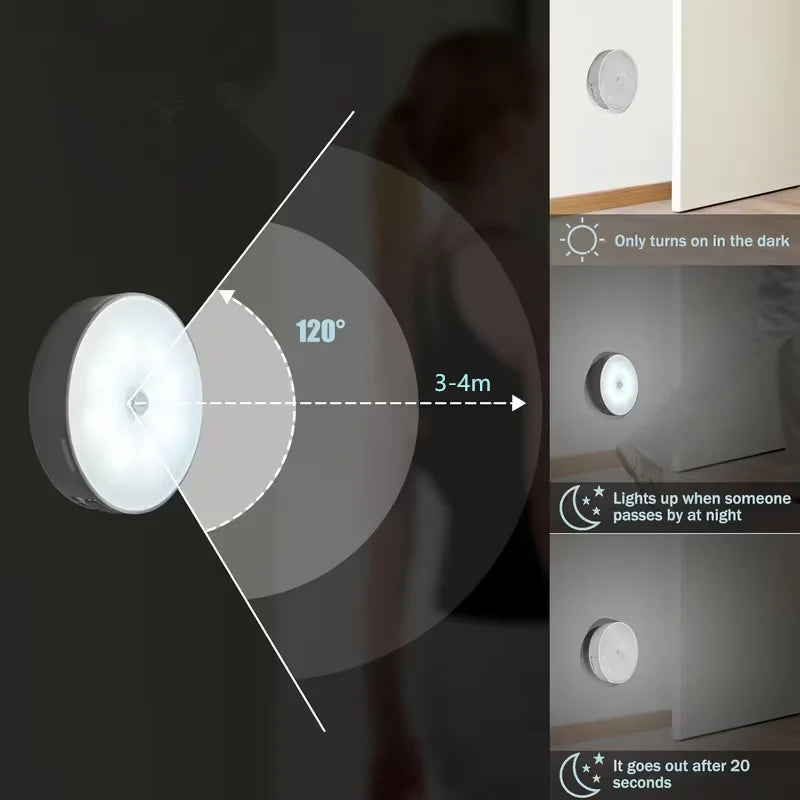 Motion Sensor Night Light – Wireless LED Lamp for Home Use