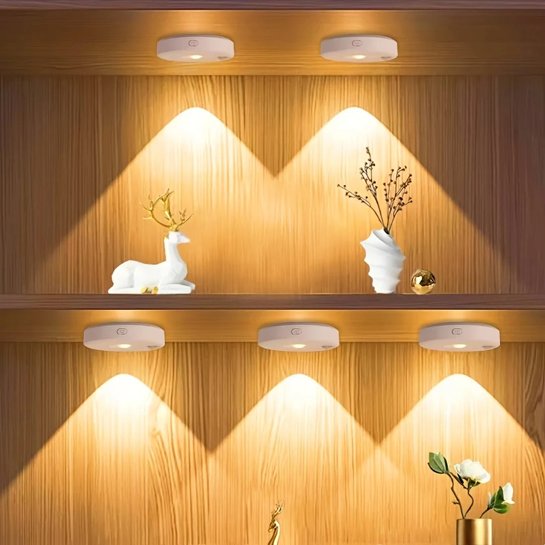 Rechargeable LED Under Cabinet Light – Dimmable, Wireless, Remote Control Night Lamp