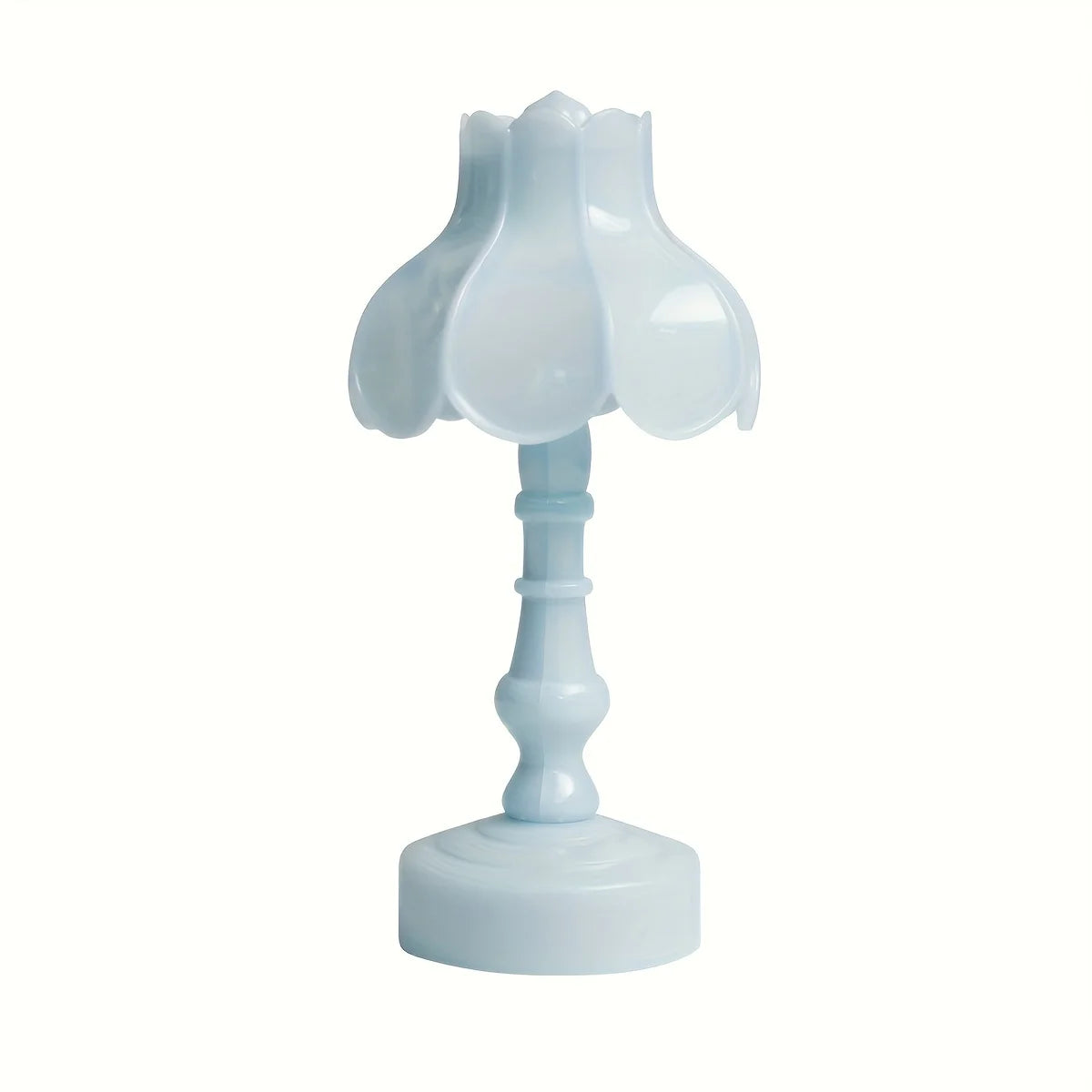 Pagoda Bud LED Lamp – Floral Night Light, Battery Powered Table Decor